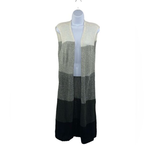 RD Style Long Light sweater vest color block size Medium - Picture 1 of 12